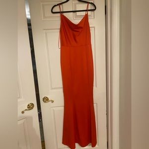 Red–Orange formal dress size 6